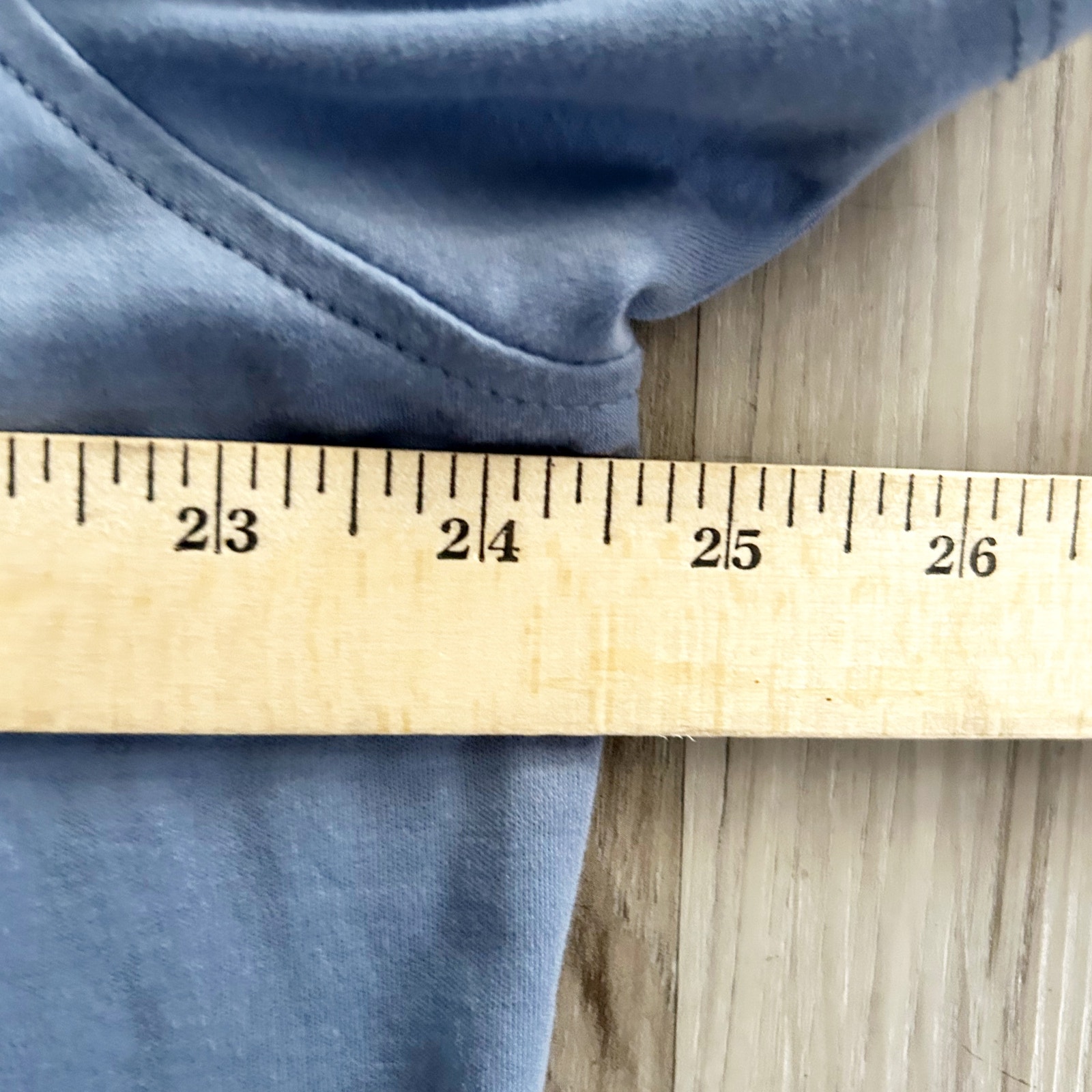 Robert Barakett Pima Cotton Georgia Zip Polo “Blue Fog” Blue Mens Sz Xxl Euc — image 6 of 7